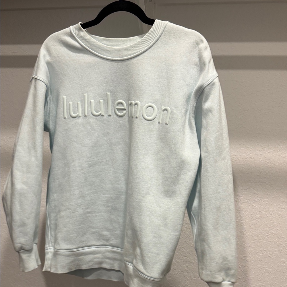 lululemon athletica Light Blue Sweatshirt